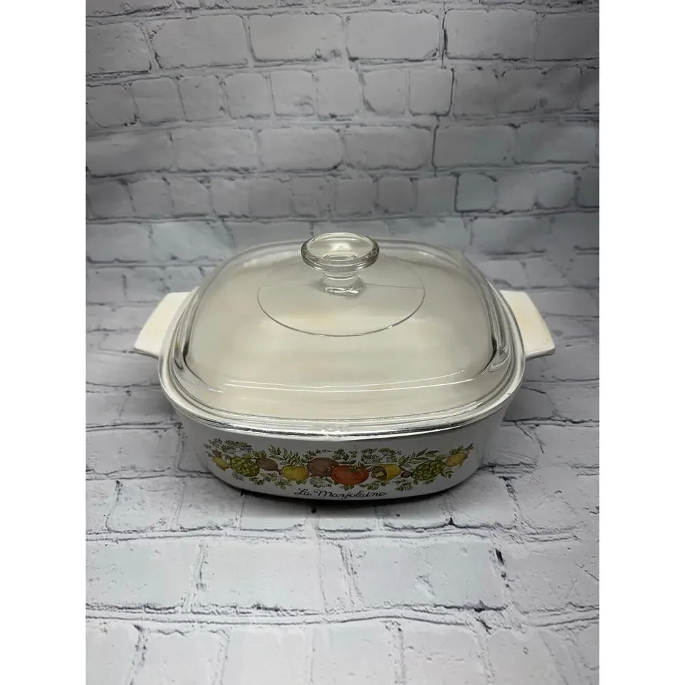 Corning Ware Vintage Baking Dish Spice of Life